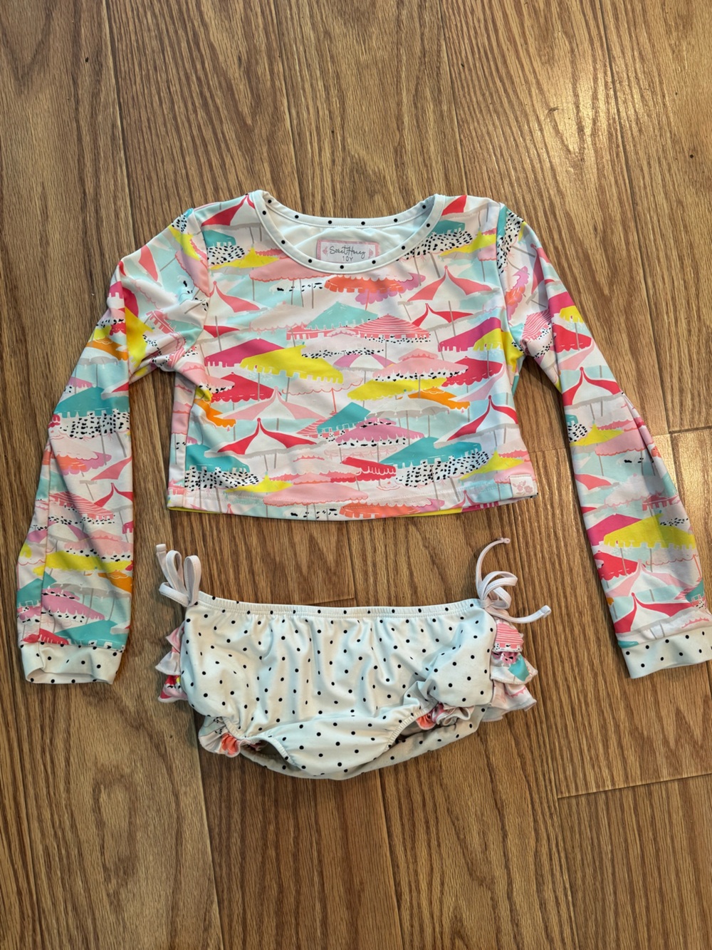 Sweet Honey Girls Swim Suit / Bikini /Rashguard Size 10